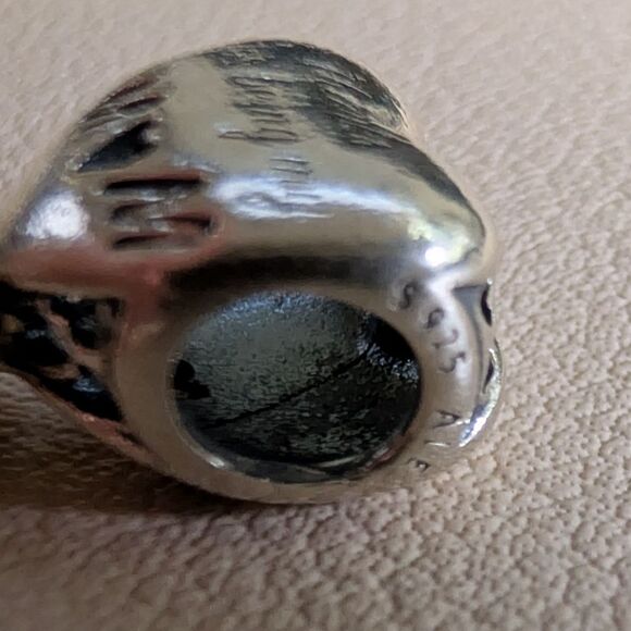 Pandora Silver Sterling charm - Thank you for being my mom - Picture 3 of 3